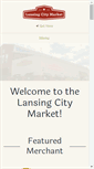 Mobile Screenshot of lansingcitymarket.com
