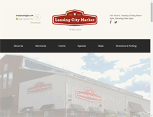 Tablet Screenshot of lansingcitymarket.com